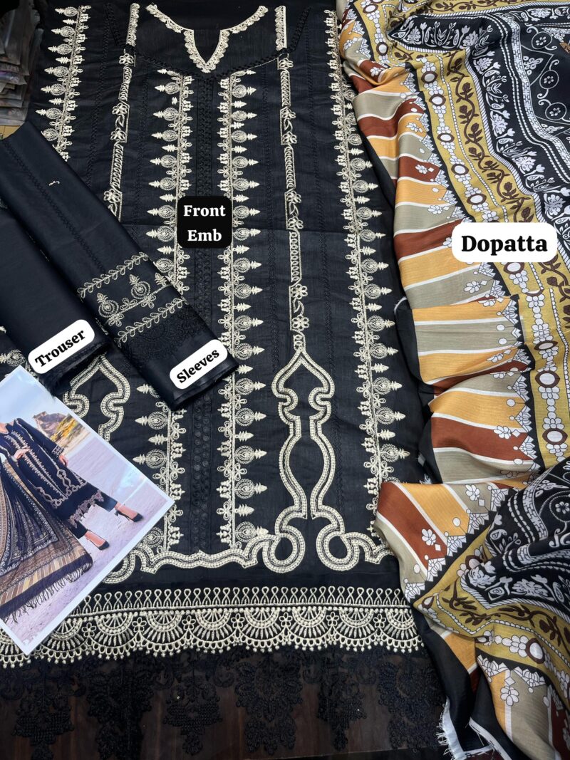 Maria b Luxury Lawn collection with Diamond Dopatta - Image 2