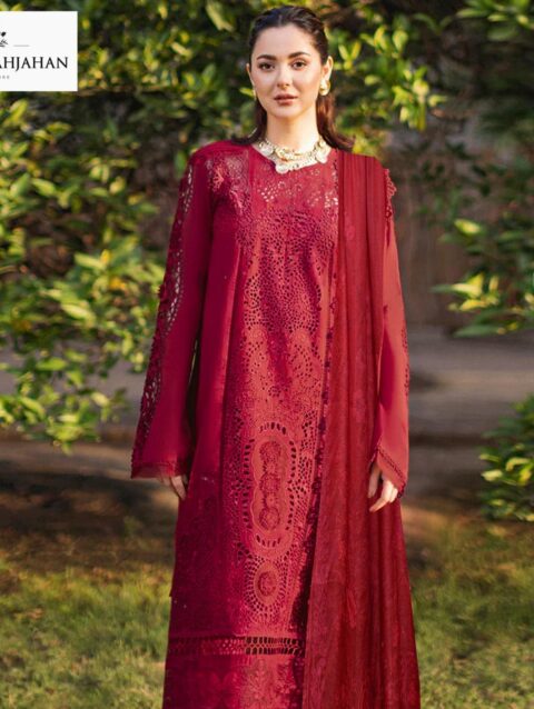 Zara Shahjahan 2K25 Summer Luxury Collection – Premium 3-Piece Embroidered Lawn Suit