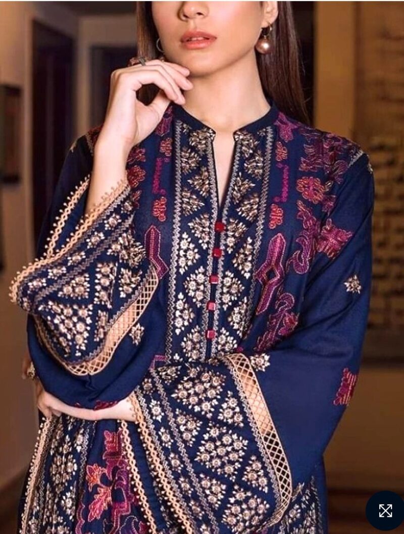 Bareeze 2K25 Summer Collection – Premium 2-Piece Embroidered Lawn Suit - Image 2