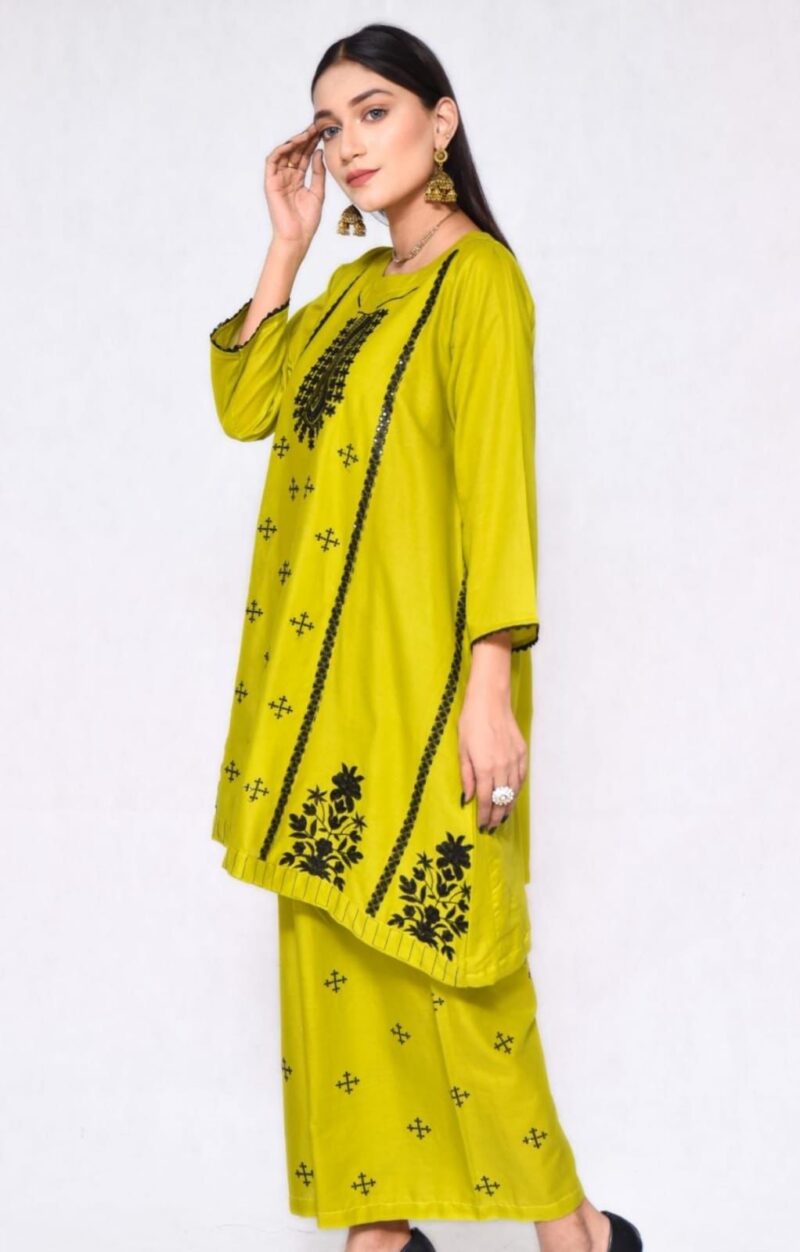 Stitched 2-Piece Ready-to-Wear Doria Cotton Suit